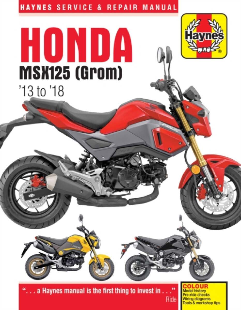 Honda MSX125 (Grom) (13-18) - Haynes Publishing