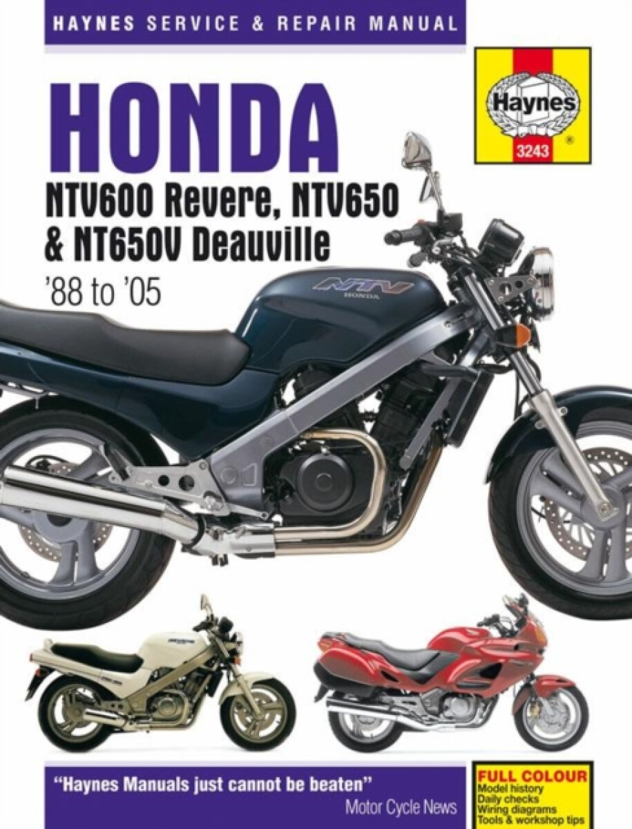 Kniha Honda NTV600 Revere, NTV650 a NTV650V Deauville (88-05)