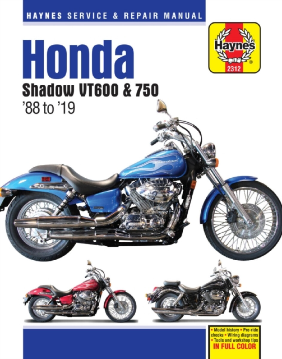 Kniha Honda Shadow VT600 a 750 (88-19)