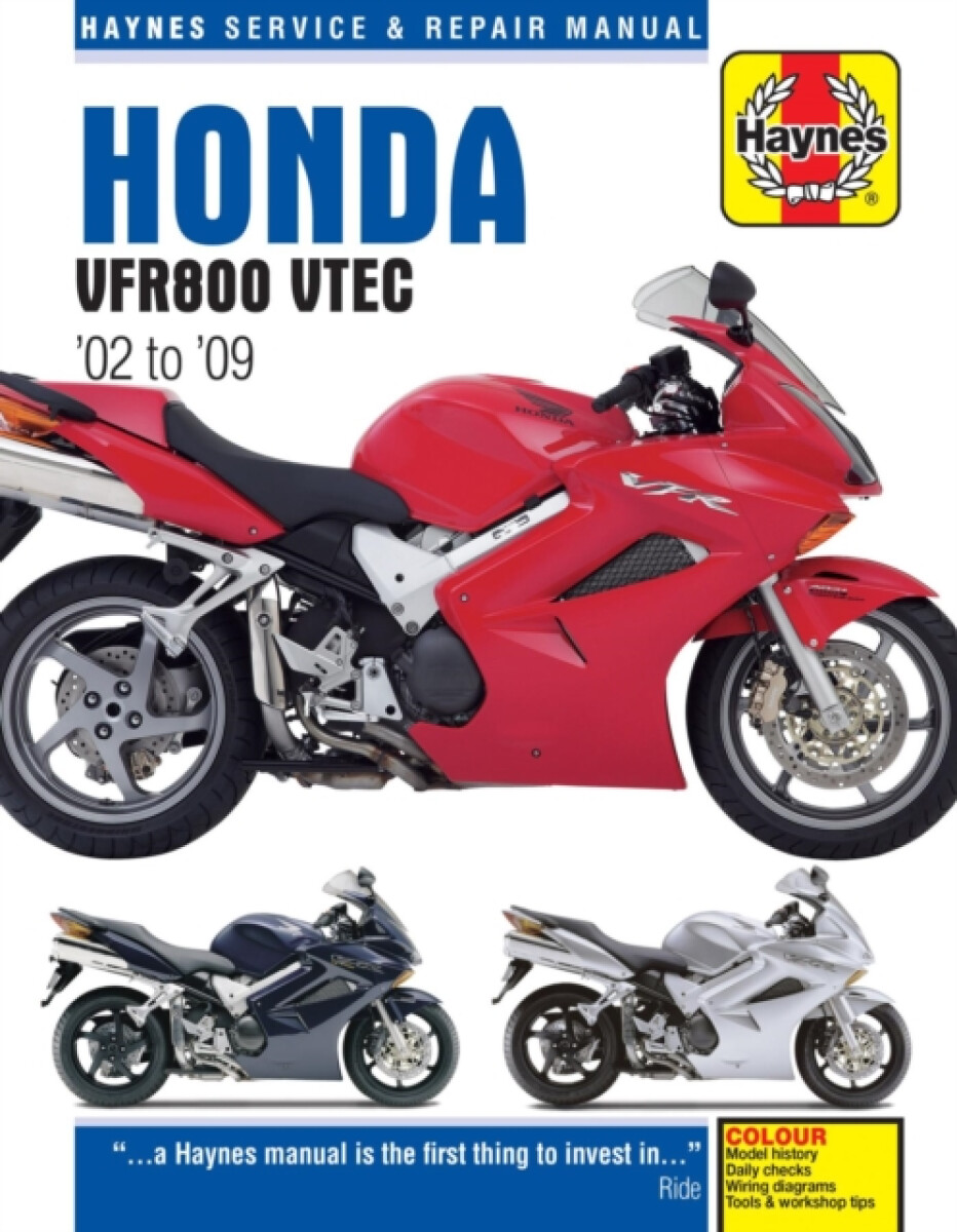 Kniha Honda VFR V-Tec V-Fours (02 - 09) Haynes Repair Manual