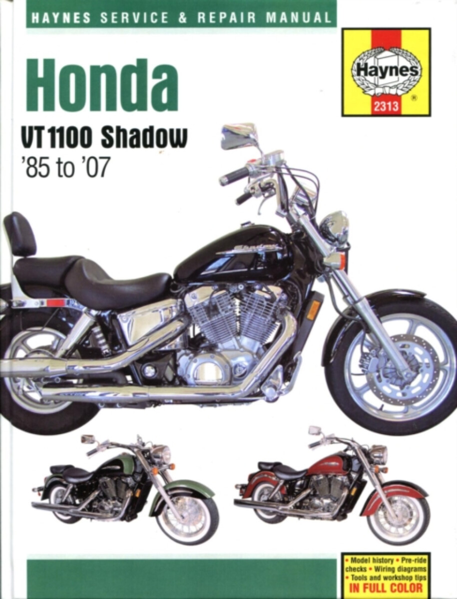 Kniha Honda VT1100 Shadow (85-07) Haynes Repair Manual