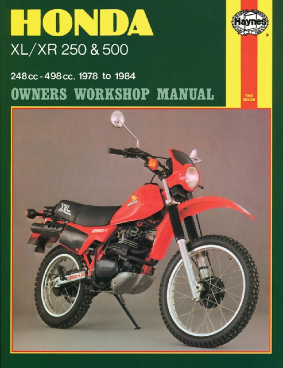 Kniha Honda XL/XR 250 a 500 (78 - 84) Haynes Repair Manual