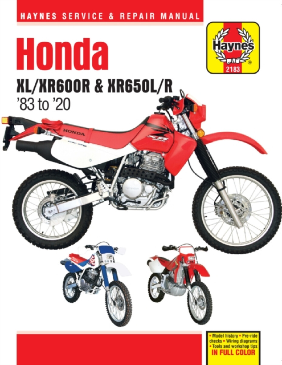 Kniha Honda XL/XR600R a XR650L/R (83-20)