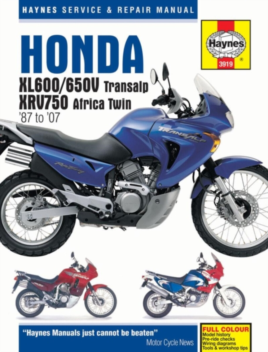 Kniha Honda XL600/650 Transalp a XRV750 Africa Twin (87 - 07)