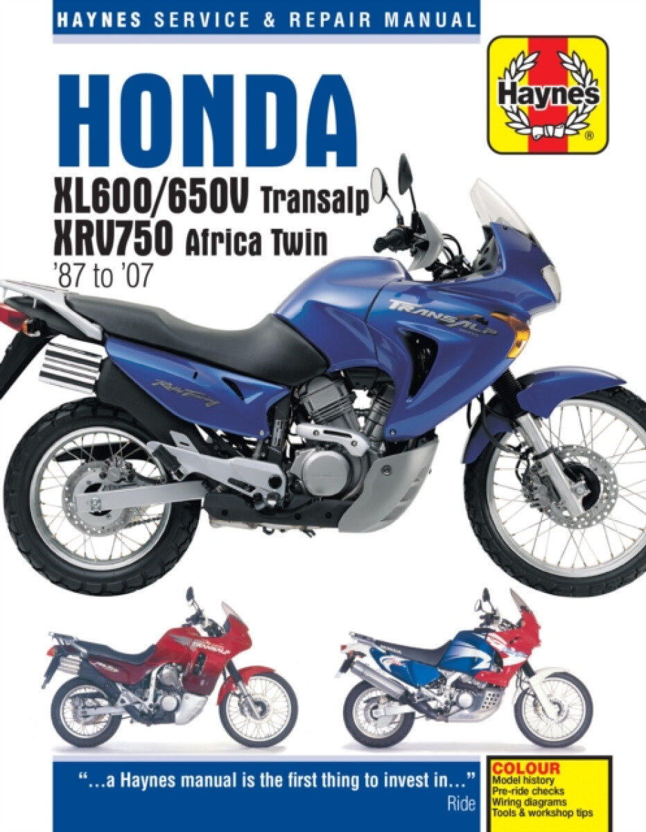 Honda XL600/650 Transalp & XRV750 Africa Twin (87 - 07) - Haynes Publishing