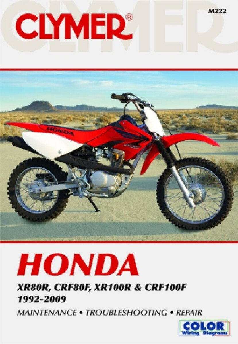 Kniha Honda XR a CRF Motorcycle (1992-2009) Service and Repair Manual