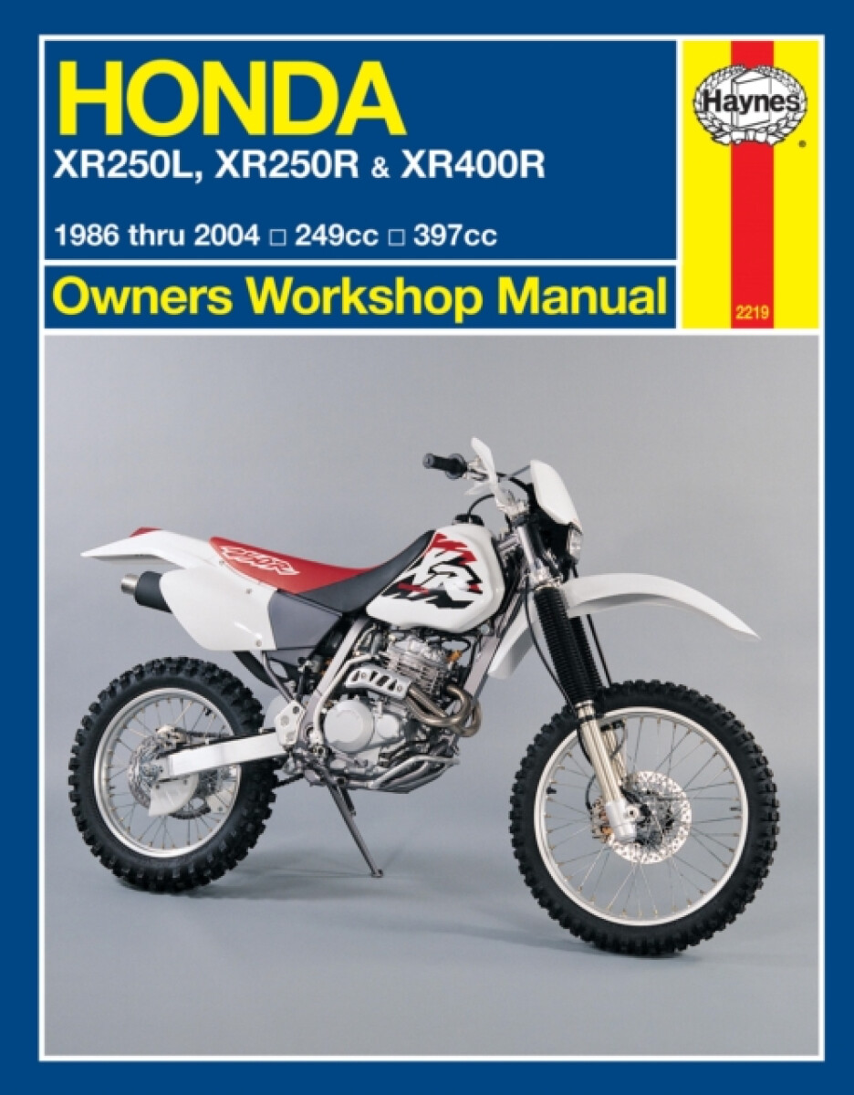 Kniha Honda XR250L, XR250R a XR400R (86 - 04)