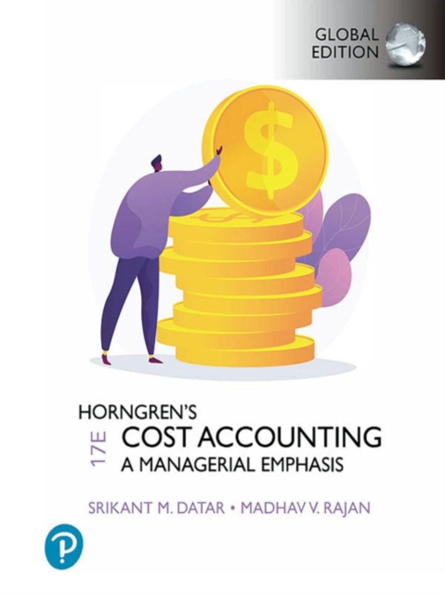 Kniha Horngren's Cost Accounting, Global Edition