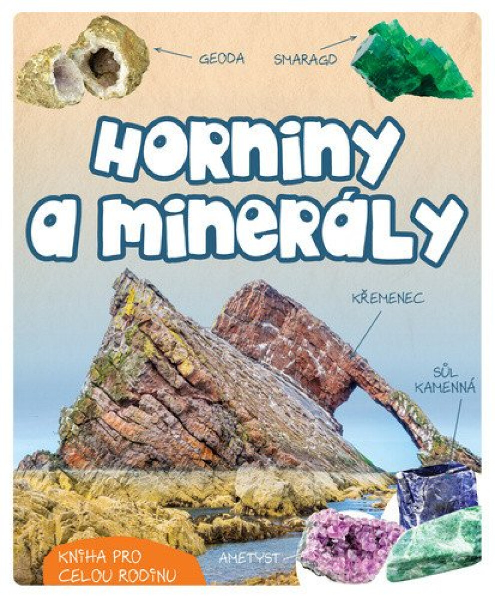 Kniha Horniny a minerály (český jazyk)