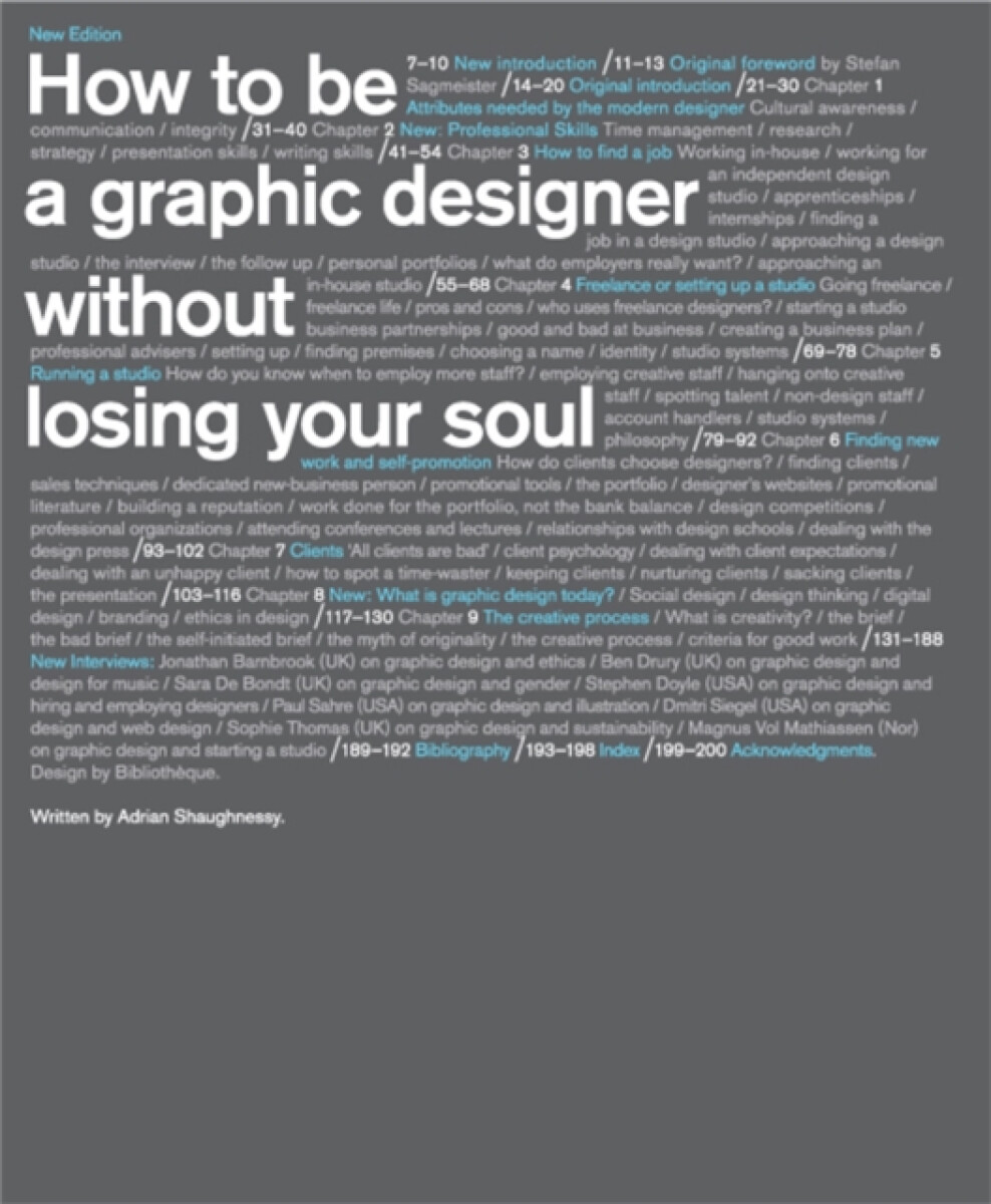 Kniha How to be a Graphic Designer, without Losing Your Soul