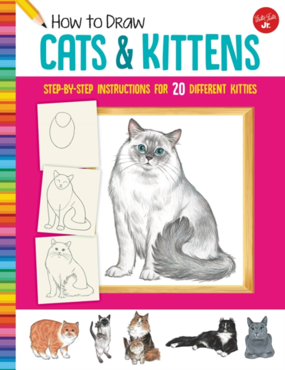 Kniha How to Draw Cats a Kittens