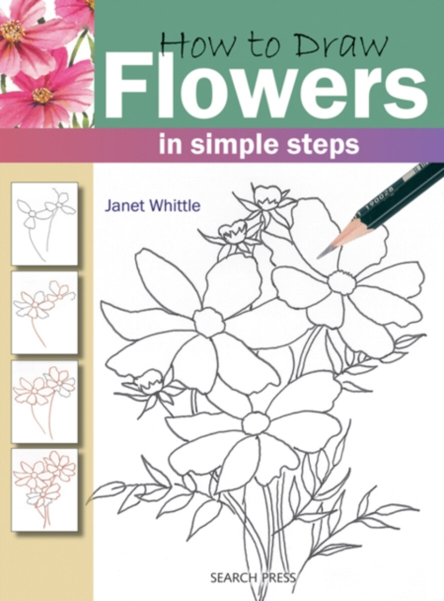 Kniha How to Draw: Flowers