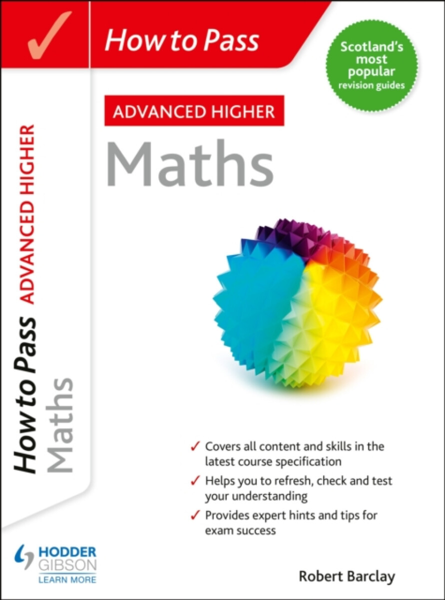 Kniha How to Pass Advanced Higher Maths