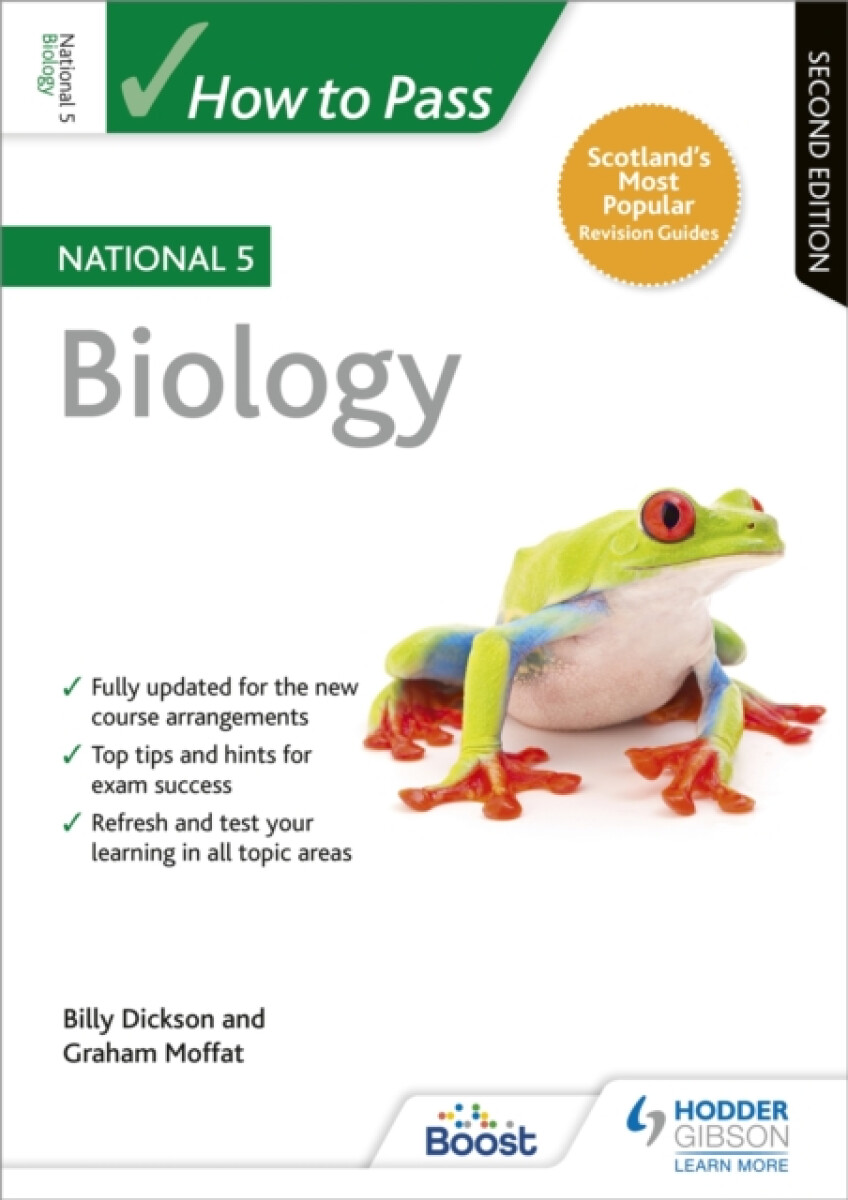 Kniha How to Pass National 5 Biology, Second Edition