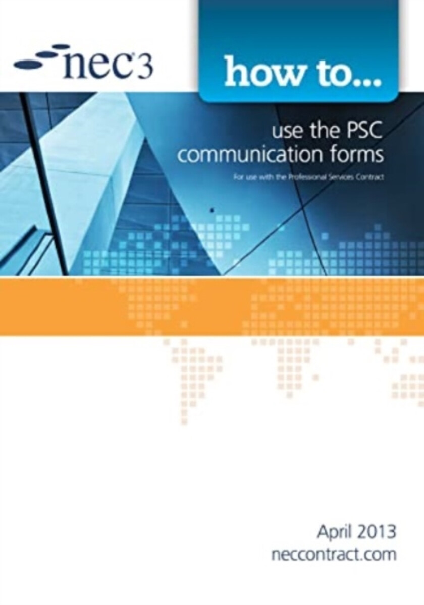 Kniha How to use the PSC communication forms