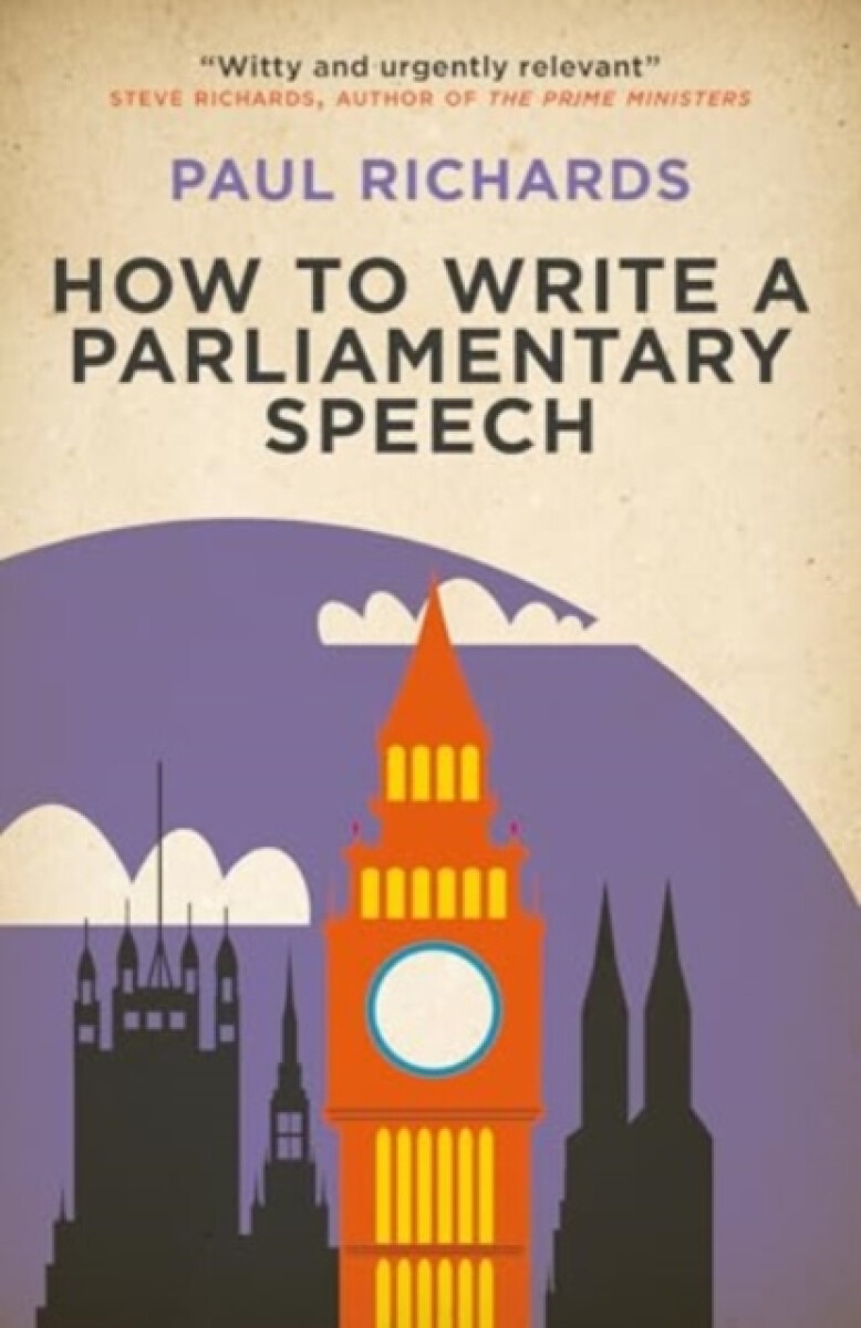 Kniha How to Write a Parliamentary Speech