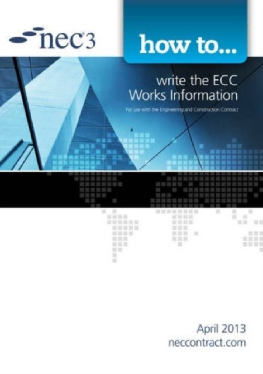 Kniha How to write the ECC Works Information
