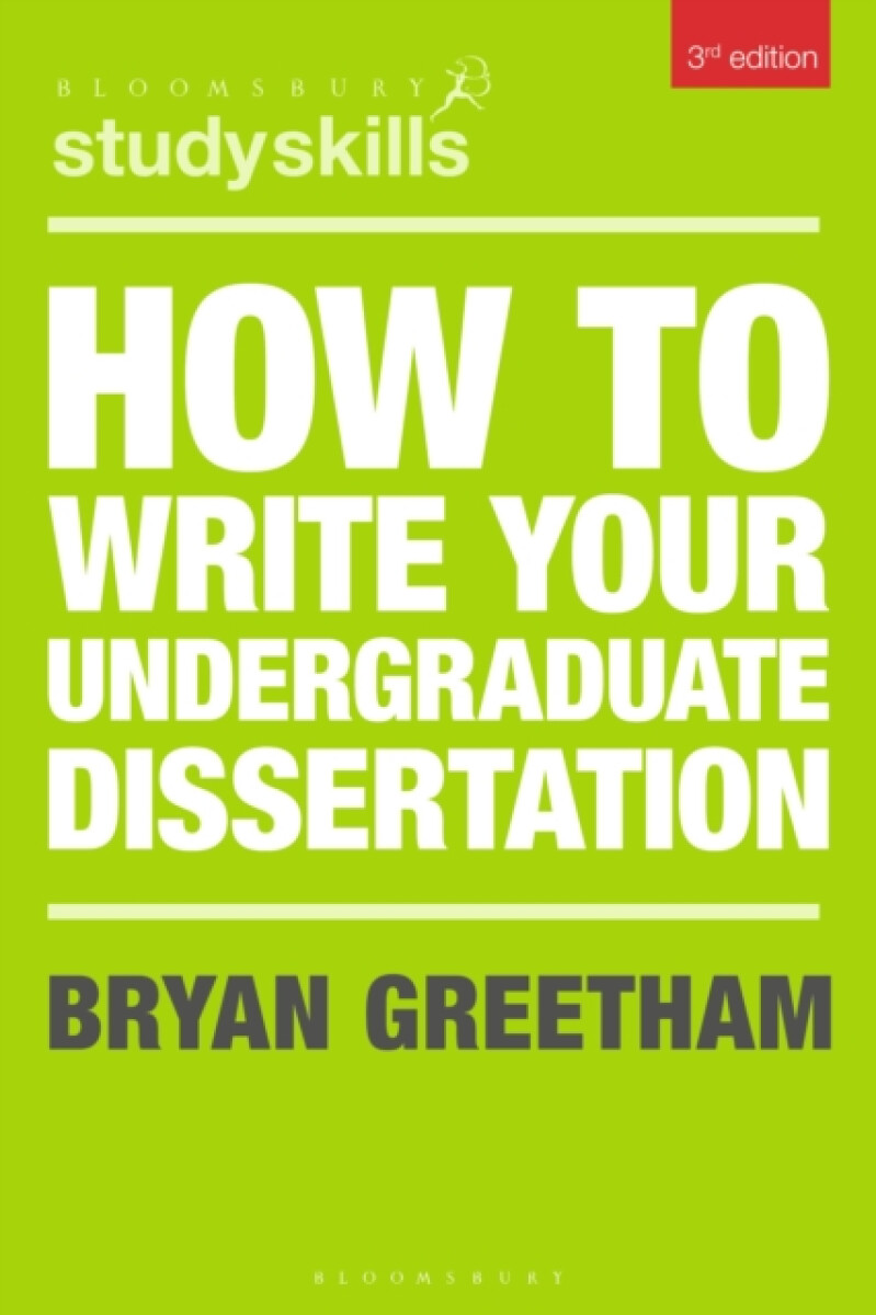 Kniha How to Write Your Undergraduate Dissertation