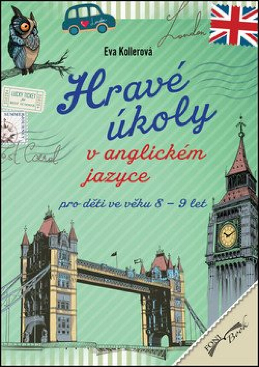 Kniha Hravé úkoly v anglickém jazyce pro děti ve věku 8-9 let
