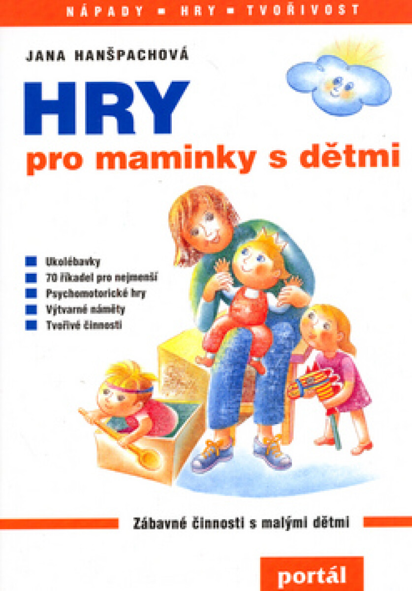 Kniha Hry pro maminky s dětmi (poškozená)