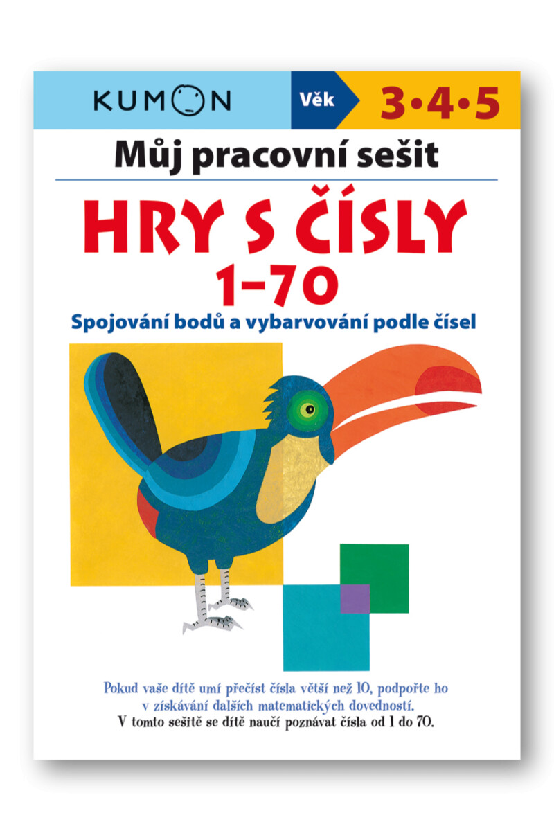Kniha Hry s čísly 1-70 - Můj pracovní sešit