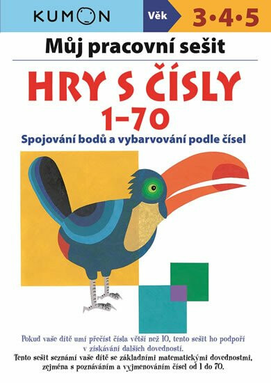 Kniha Hry s čísly 1-70 - Můj pracovní sešit