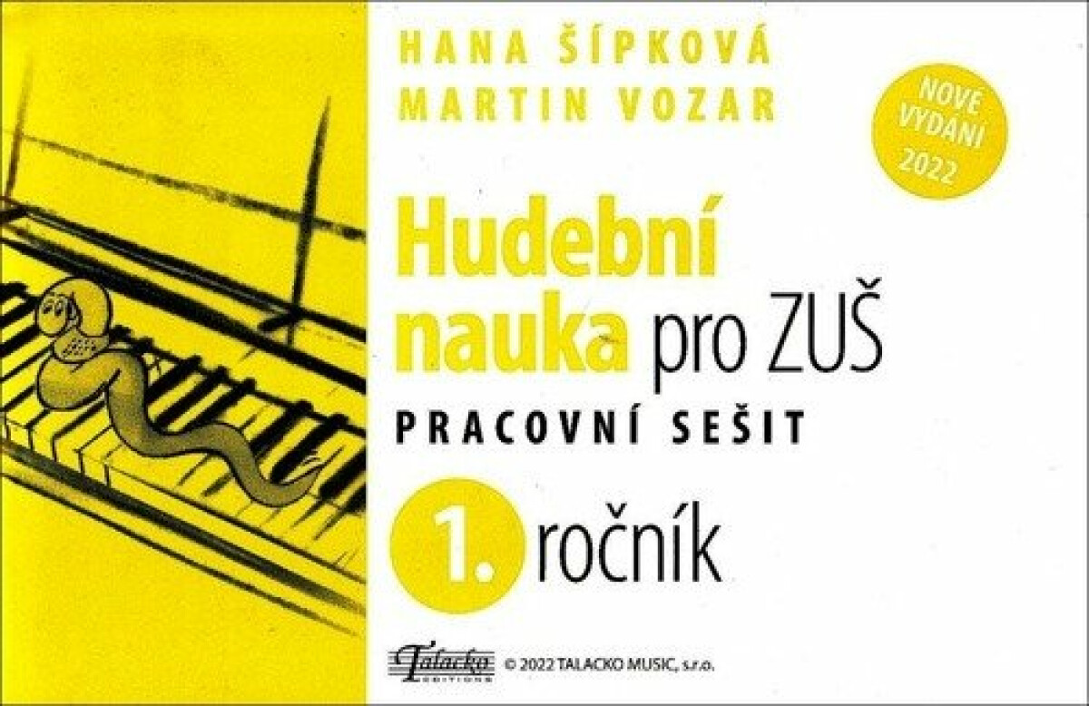 Kniha Hudební nauka pro ZUŠ 1. ročník - Pracovní sešit