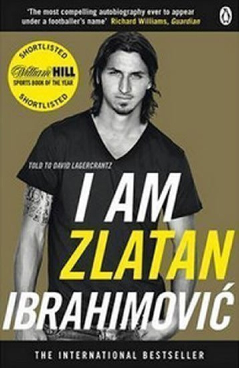 Kniha I am Zlatan Ibrahimovic