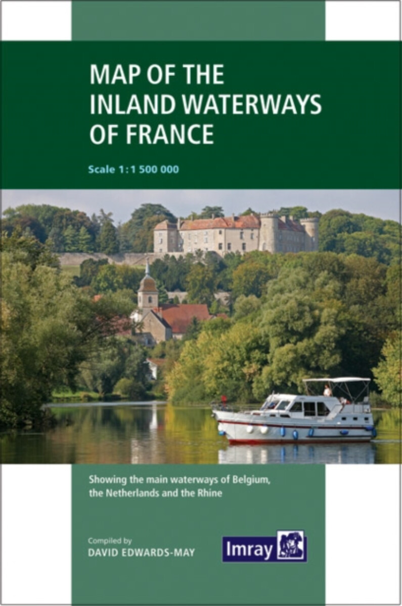 Map of the Inland Waterways of France - David Edwards-May