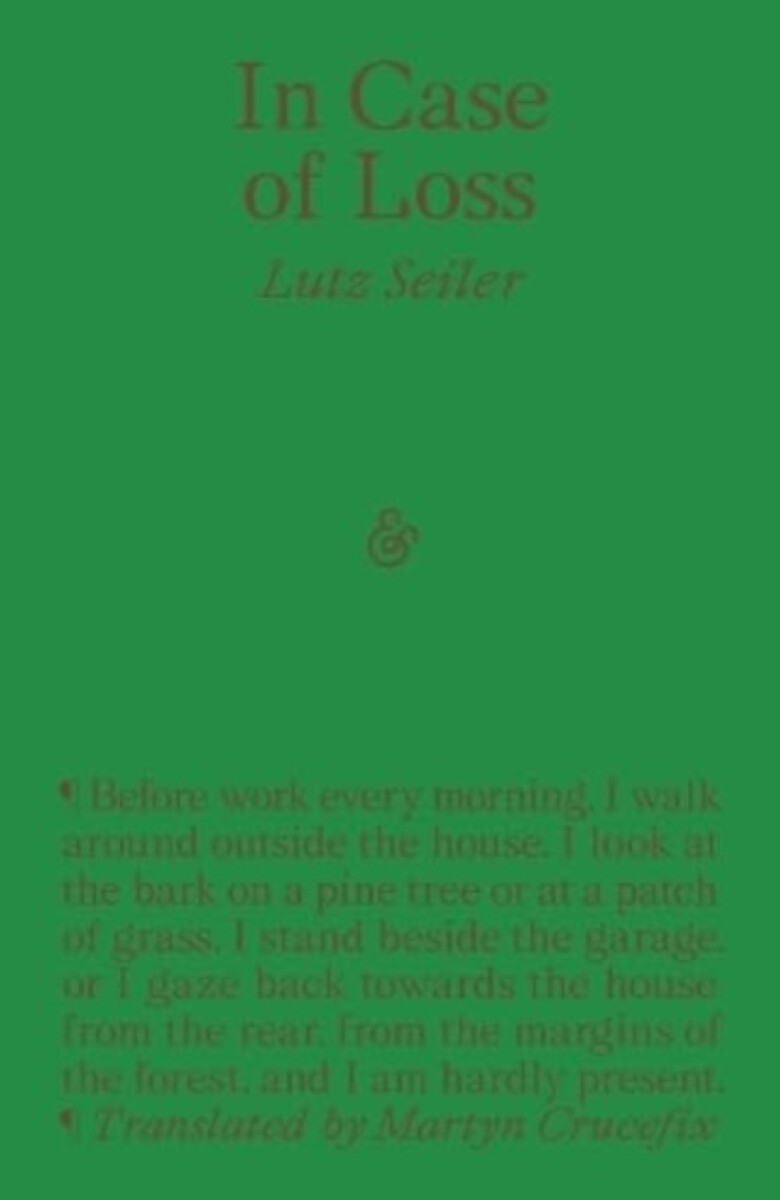 Kniha In Case of Loss