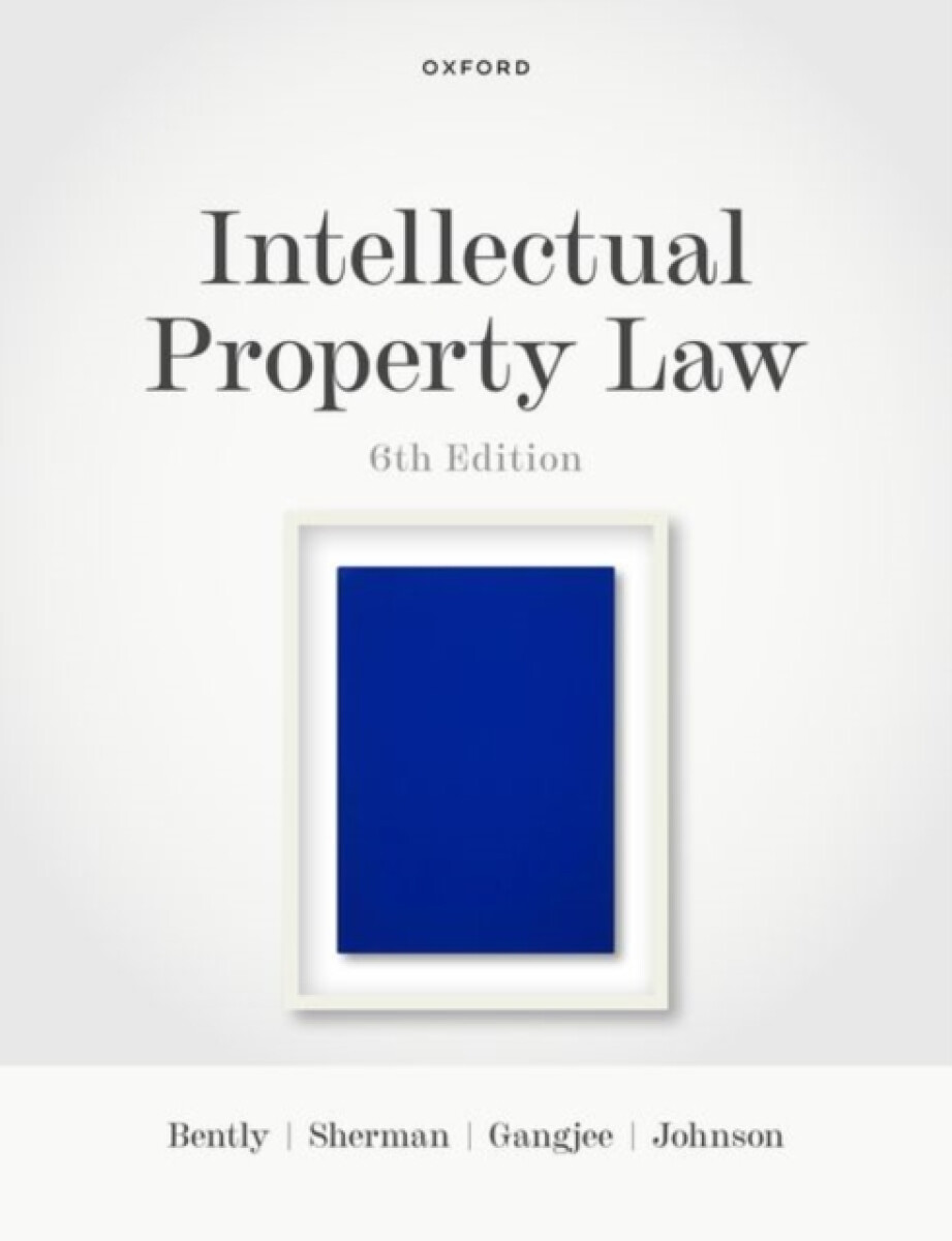 Kniha Intellectual Property Law