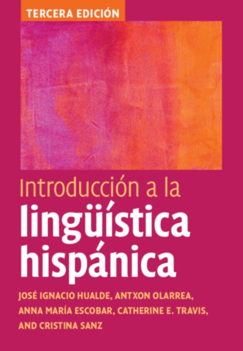 Kniha Introduccion a la linguistica hispanica
