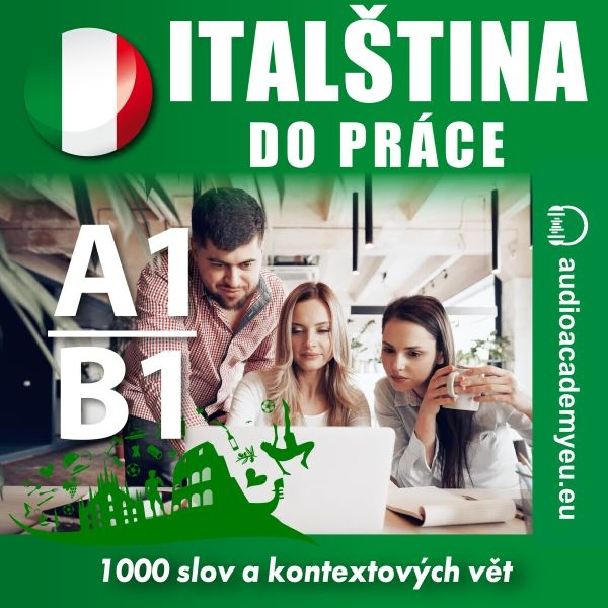 Levně Italština do práce A1-B1 - Tomáš Dvořáček - audiokniha
