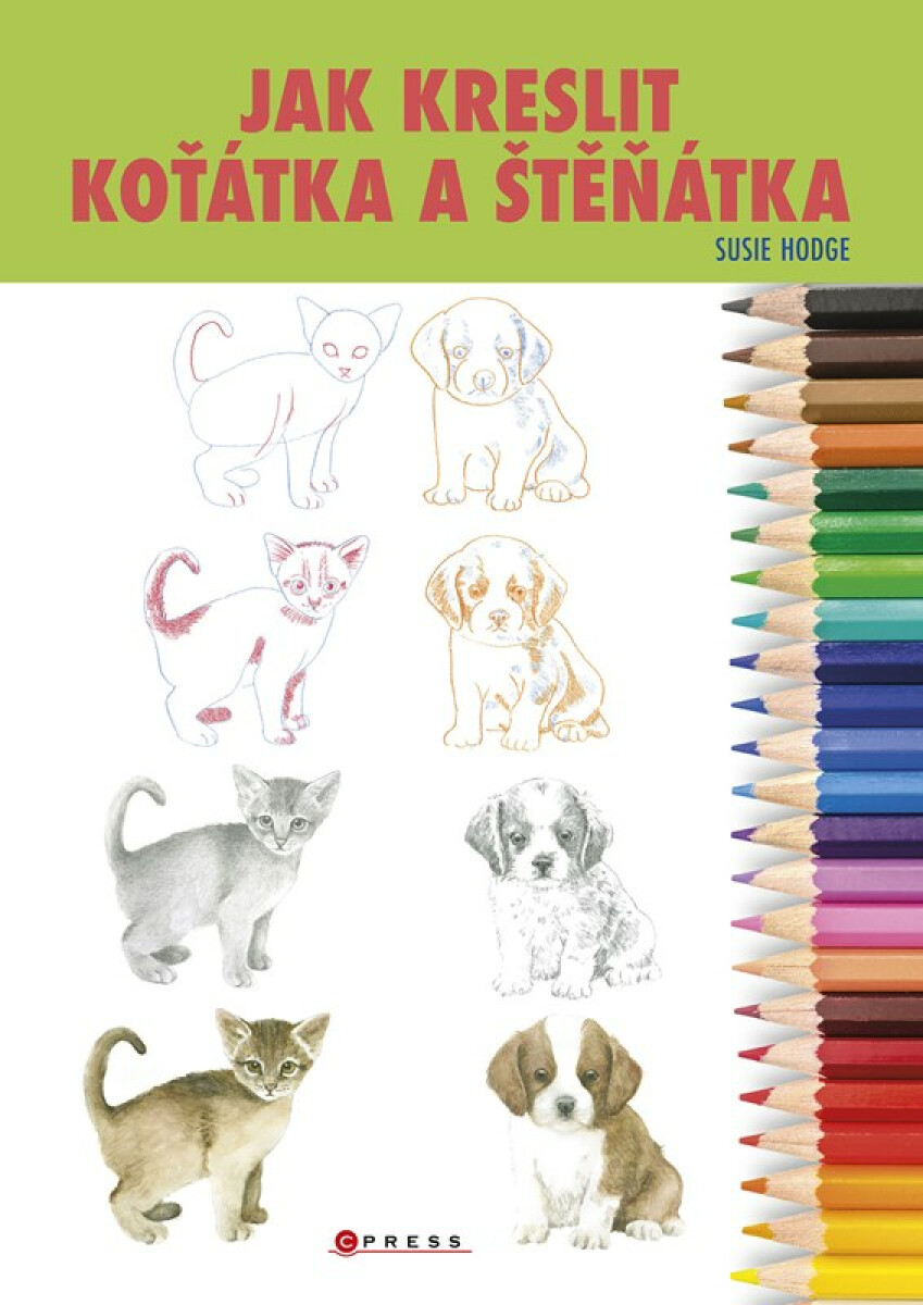 Kniha Jak kreslit koťátka a štěňátka