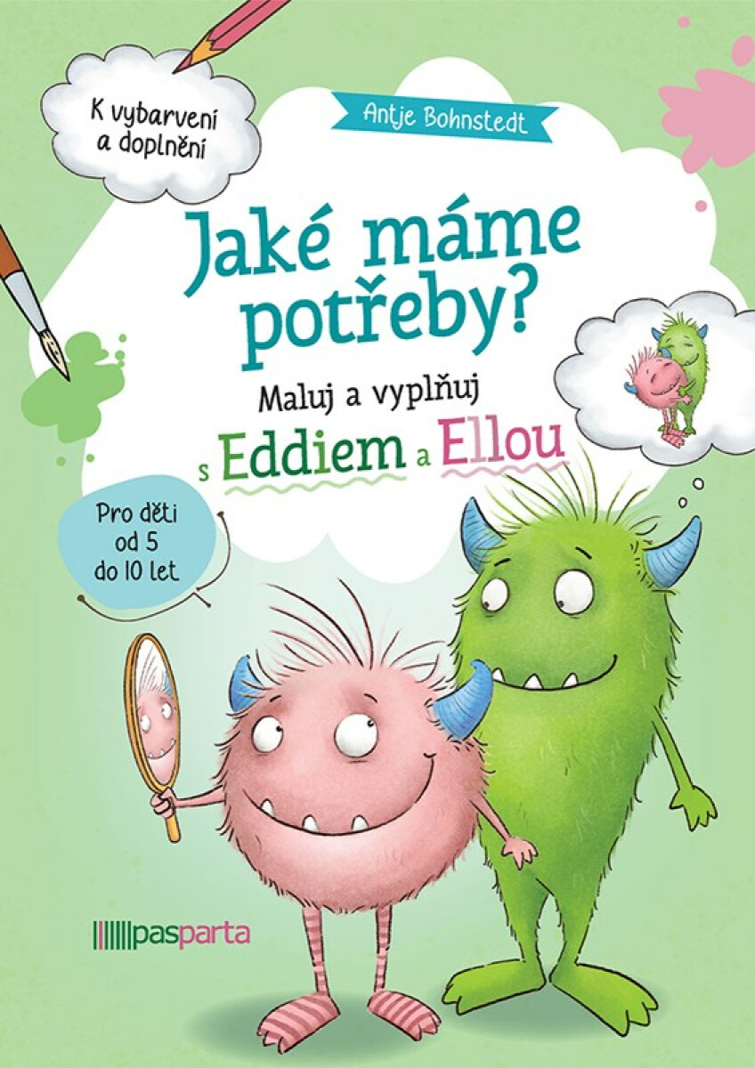 Kniha Jaké máme potřeby? - Maluj a vyplňuj s Eddiem a Ellou