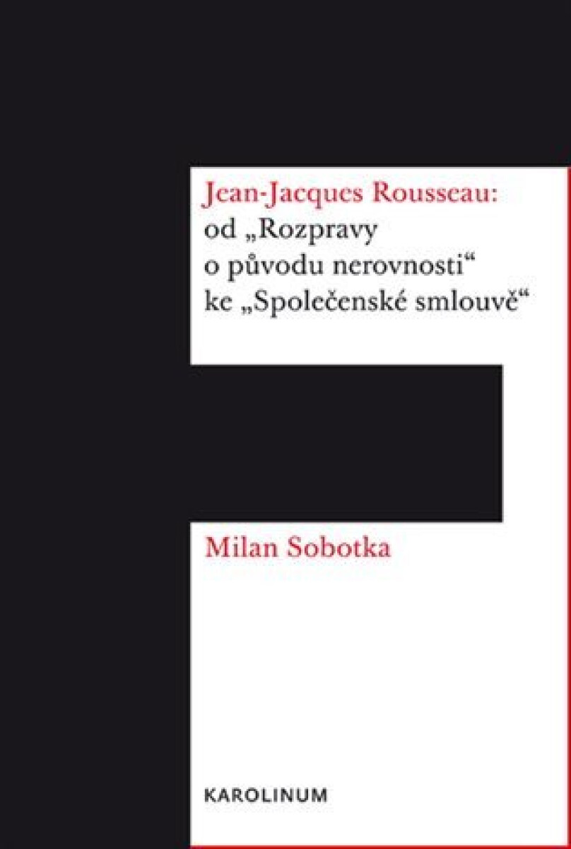 Kniha Jean Jacques Rousseau