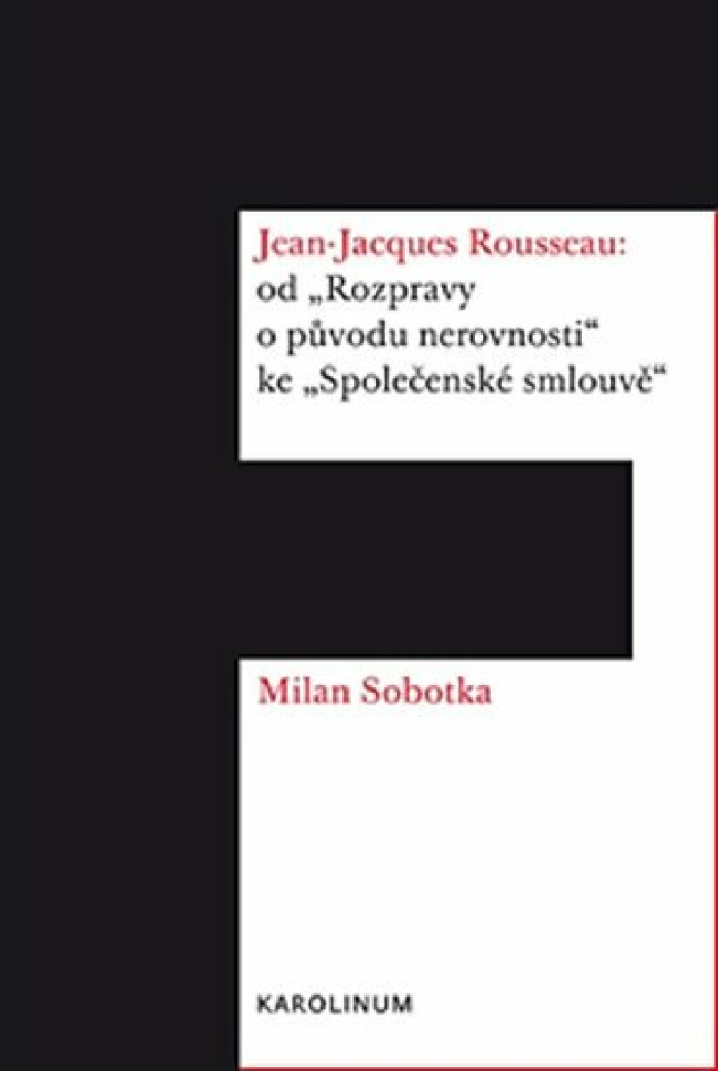 Kniha Jean Jacques Rousseau