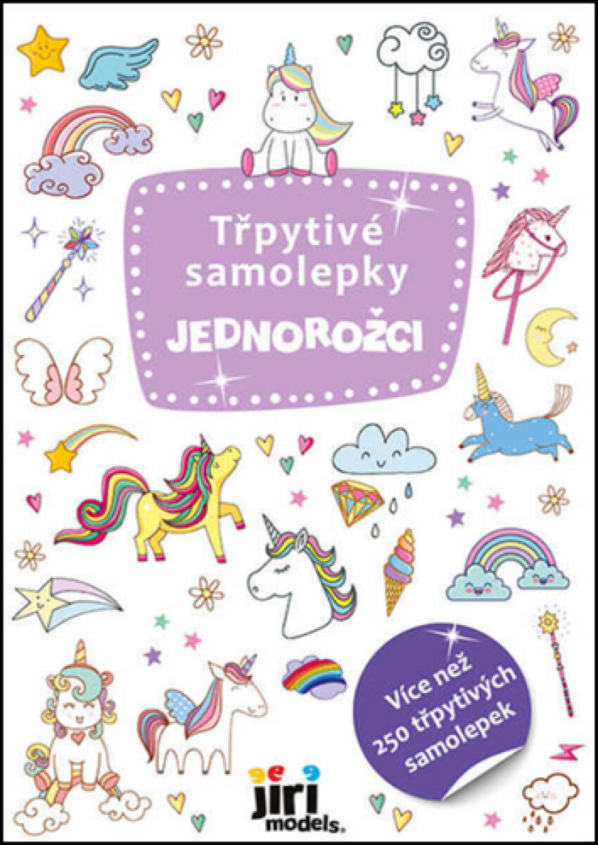 Kniha Třpytivé samolepky