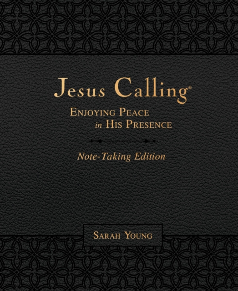Kniha Jesus Calling Note-Taking Edition, Leathersoft, Black, with Full Scriptures