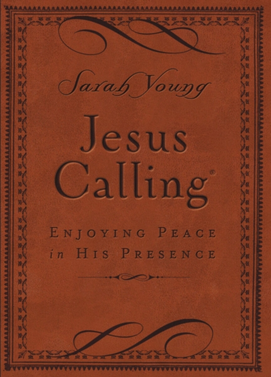 Kniha Jesus Calling, Small Brown Leathersoft, with Scripture References
