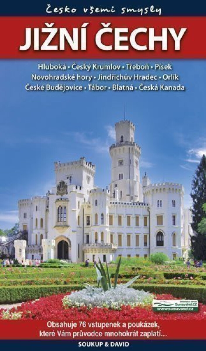 Kniha Jižní Čechy - Česko všemi smysly + vpenky
