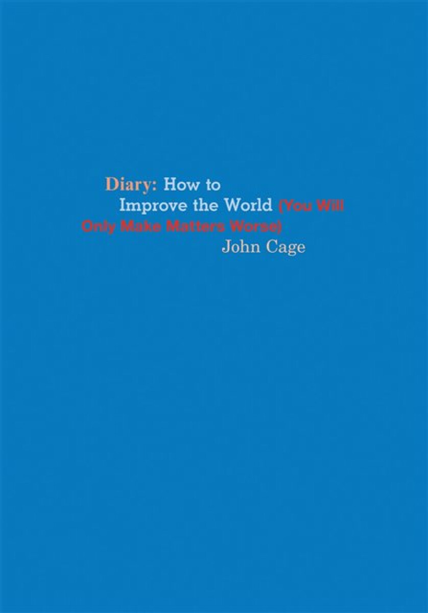 Kniha John Cage Diary