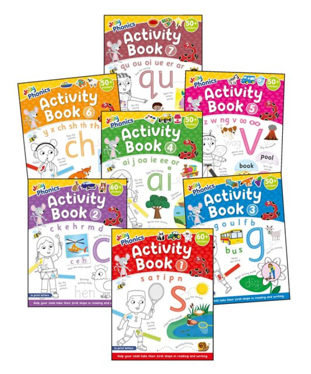 Kniha Jolly Phonics Activity Books 1-7