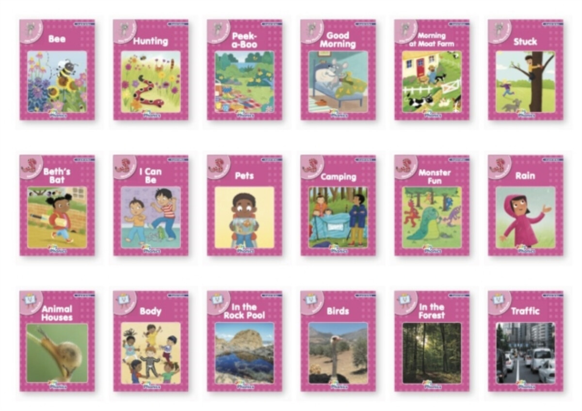 Kniha Jolly Phonics Pink Readers Complete Set