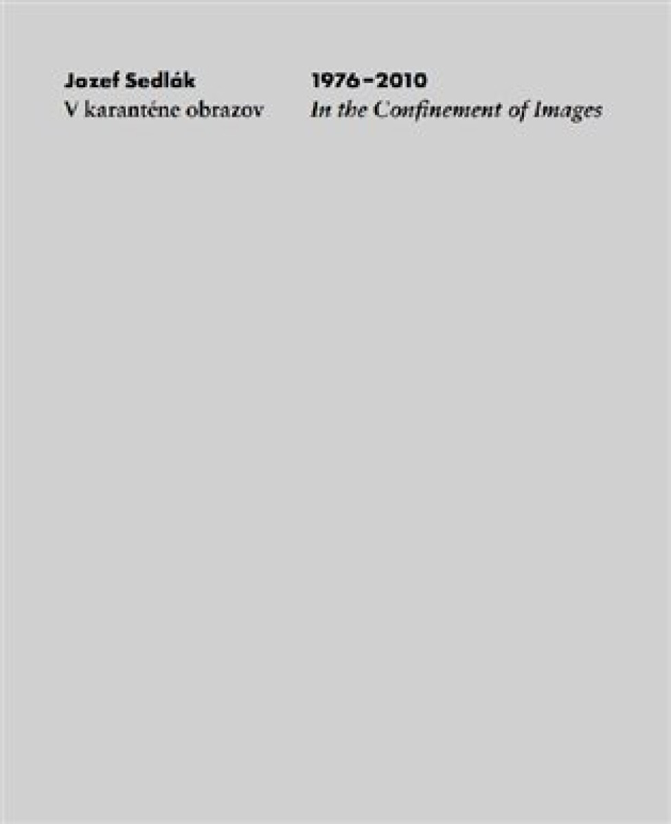 Kniha V karanténe obrazov 1976-2010 In the Confinement of Images