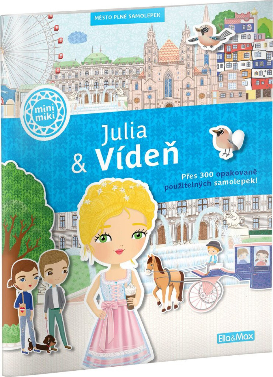 Kniha Julia & Vídeň – Město plné samolepek