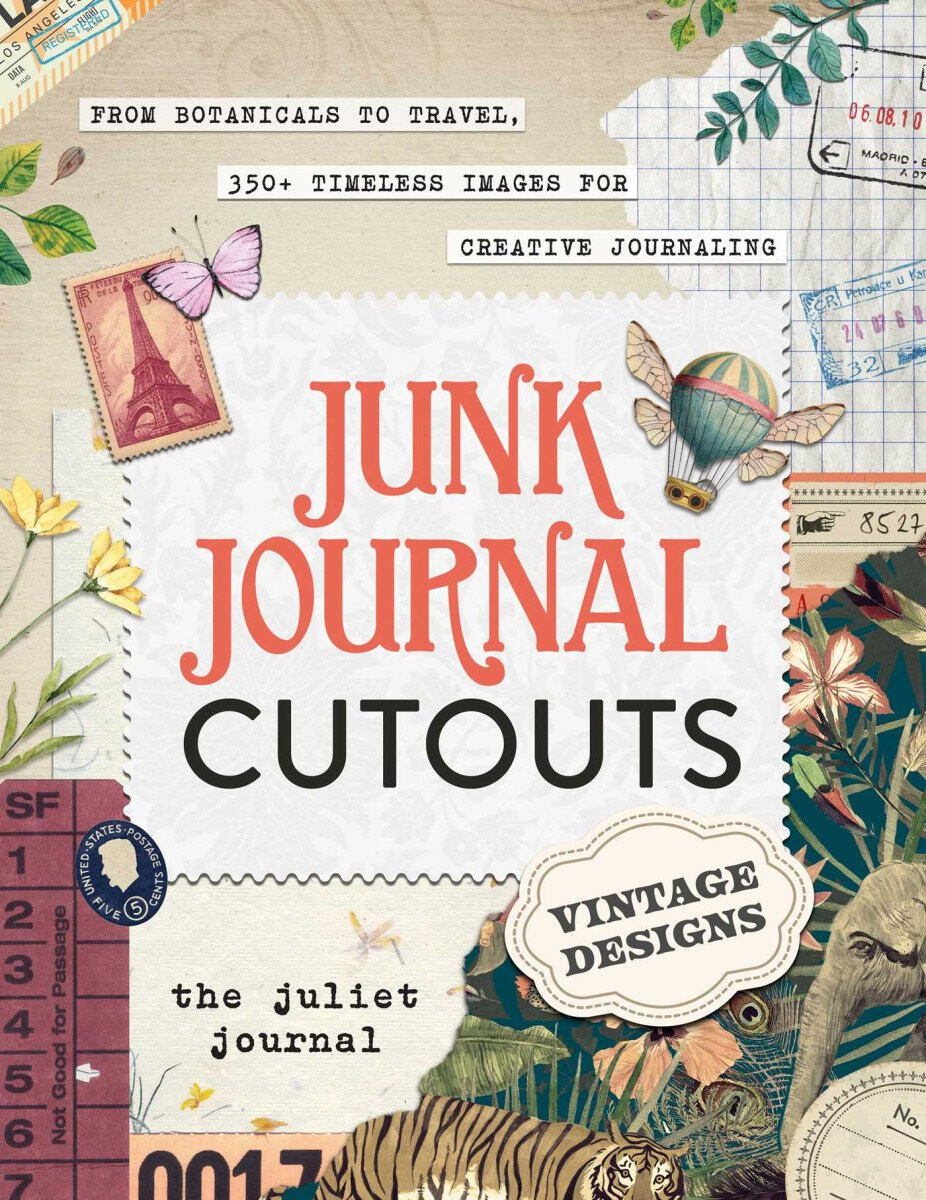 Kniha Junk Journal Cutouts: Vintage Designs
