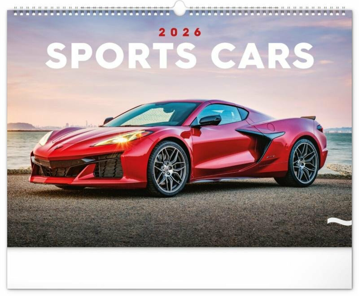 Auta 2026 - nástěnný kalendář