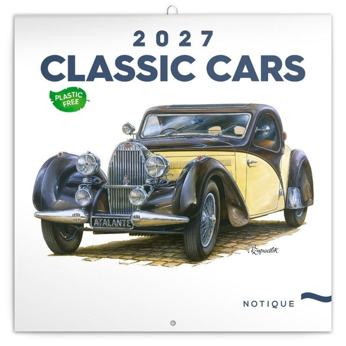 Poznámkový kalendář Classic Cars