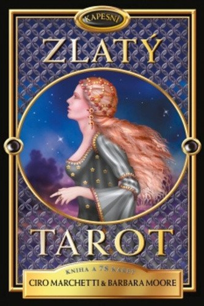Kniha Kapesní Zlatý tarot - Kniha a 78 karet